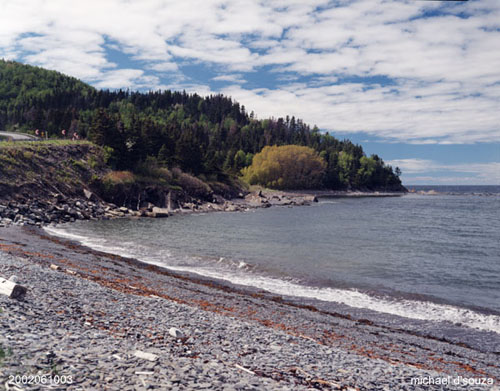 Point and inlet, Gaspe, Quebec