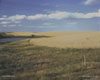 Pond, wheat & clouds, Hwy 363 west of Shamrock Saskatchewan