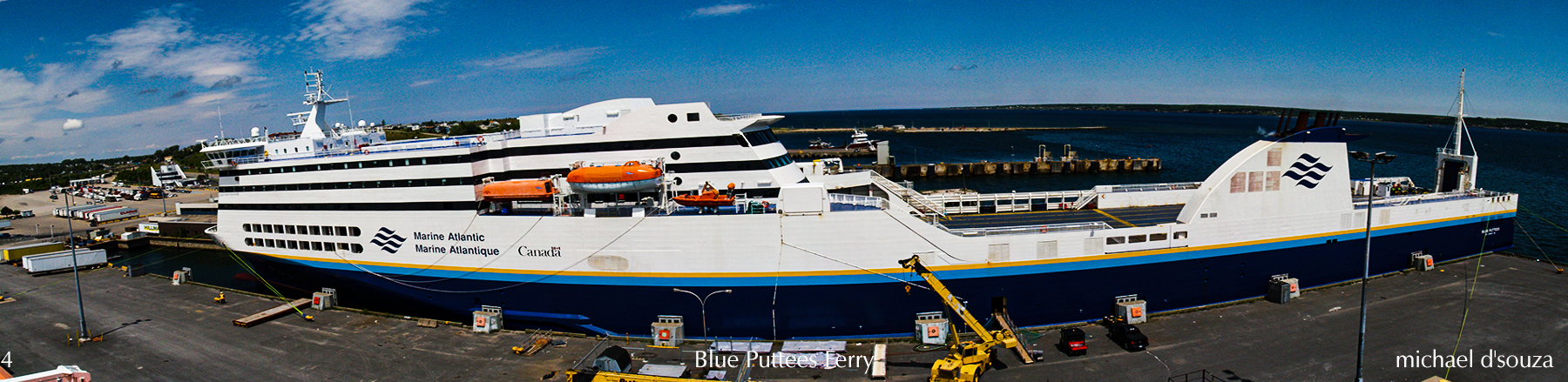 The ferry Blue Puttees