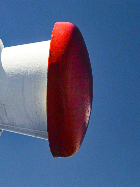 Vent on the ferry Highlander