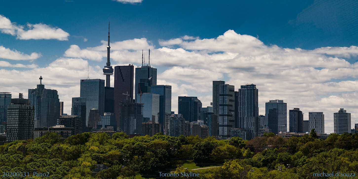 Toronto across the Don Valley-2020