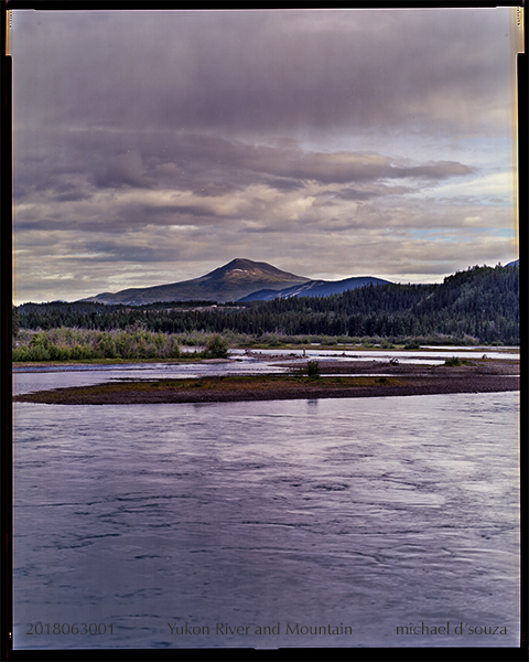 Yukon River and Mountain