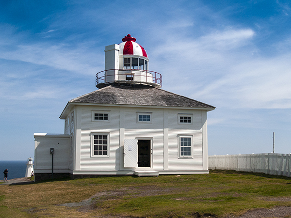 The historic lightouse at Cape Spear