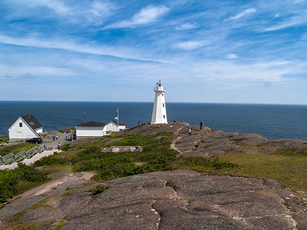 The working lighthouse at Cape Spear